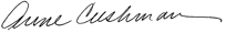 Anne Cushman Signature