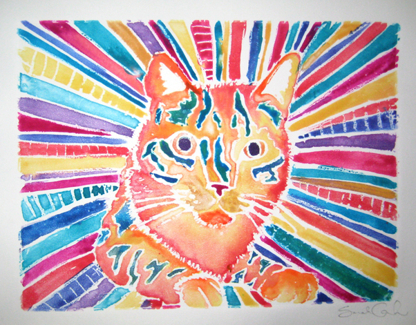 Cat Monotype